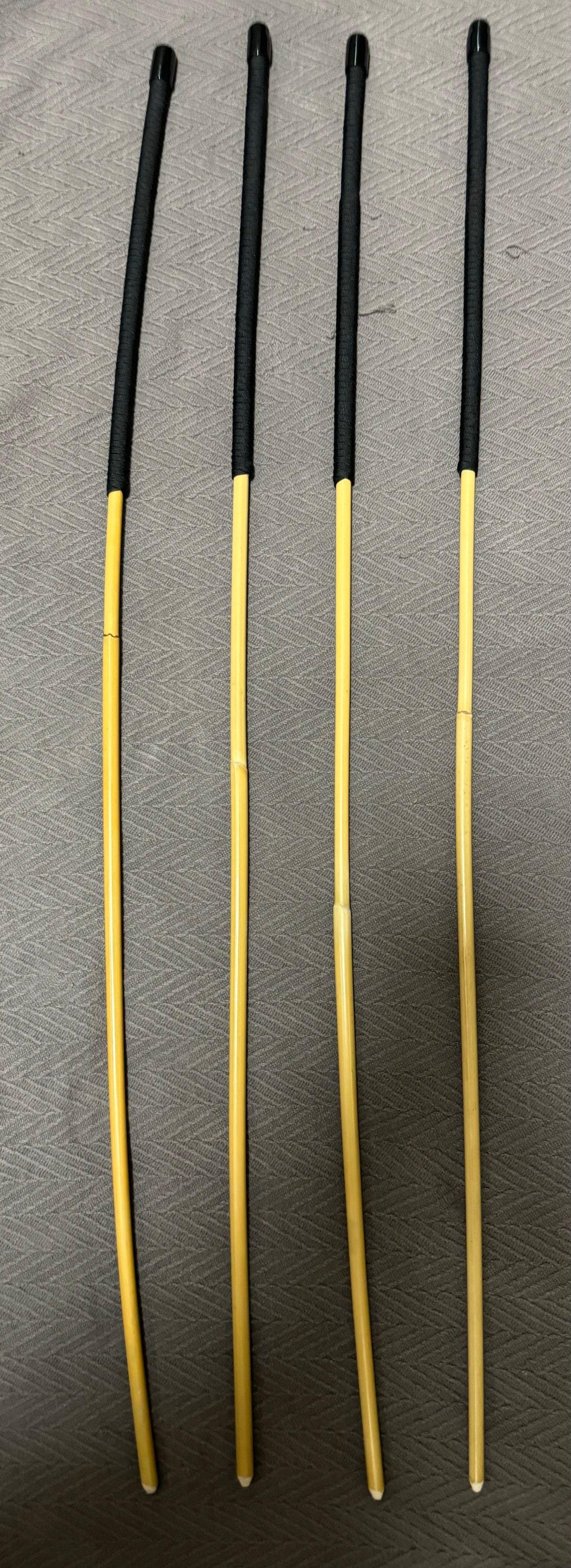 Dragon Cane Aficionado Set - Set of 4 Classic Dragon Rattan Punishment Canes / School Canes