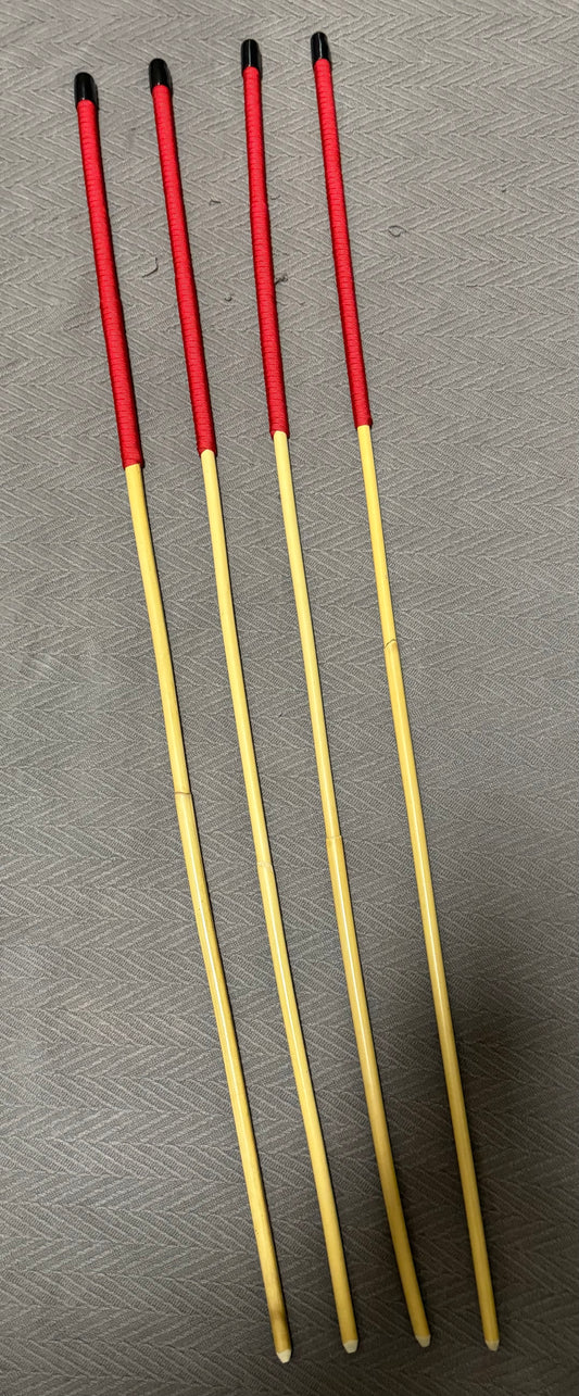 Dragon Cane Aficionado Set  - Set of 4 Classic Dragon Rattan Punishment Canes / School Canes