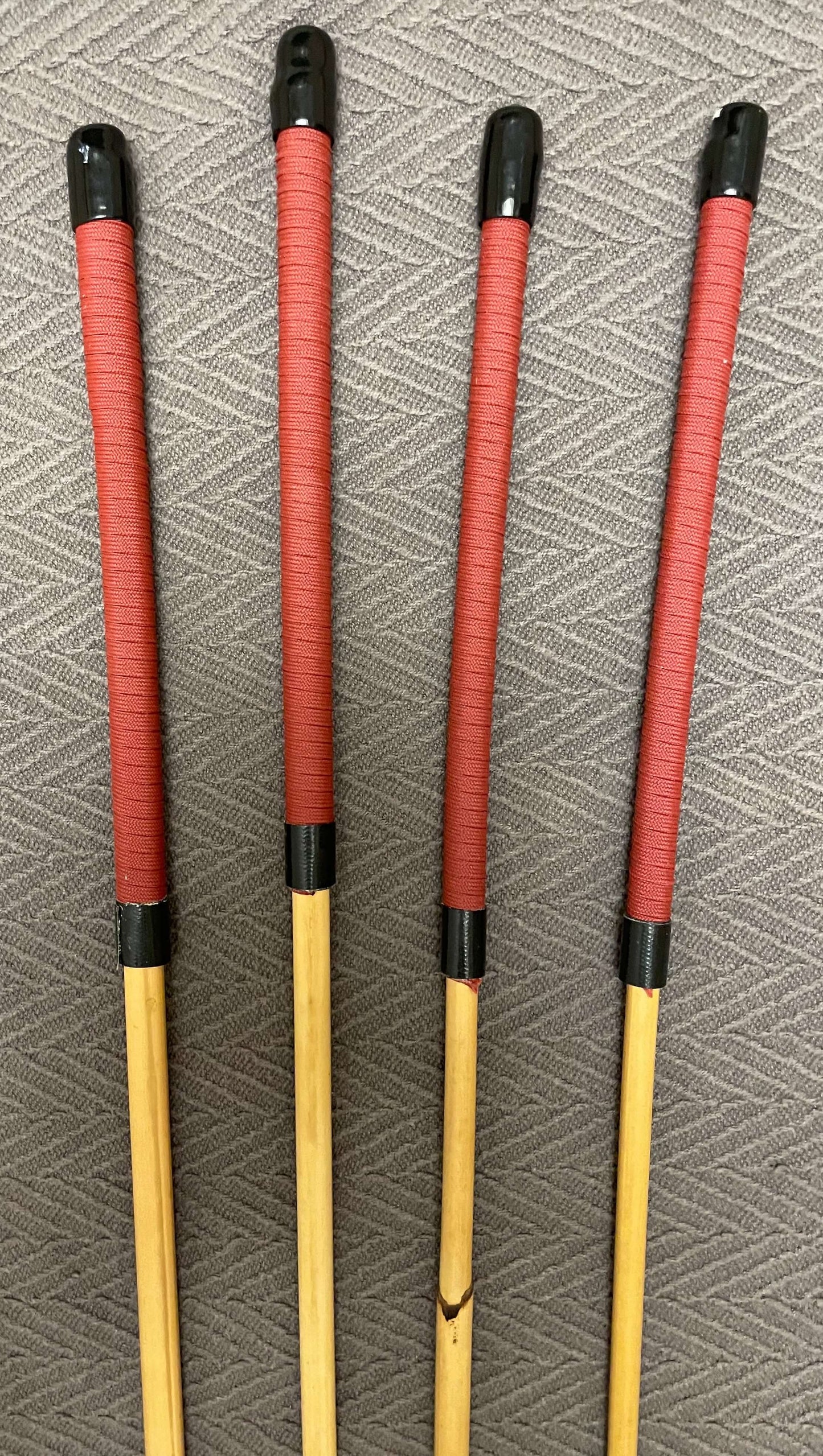 Dragon Cane Aficionado Set - Set of 4 Classic Dragon Rattan Punishment Canes / School Canes