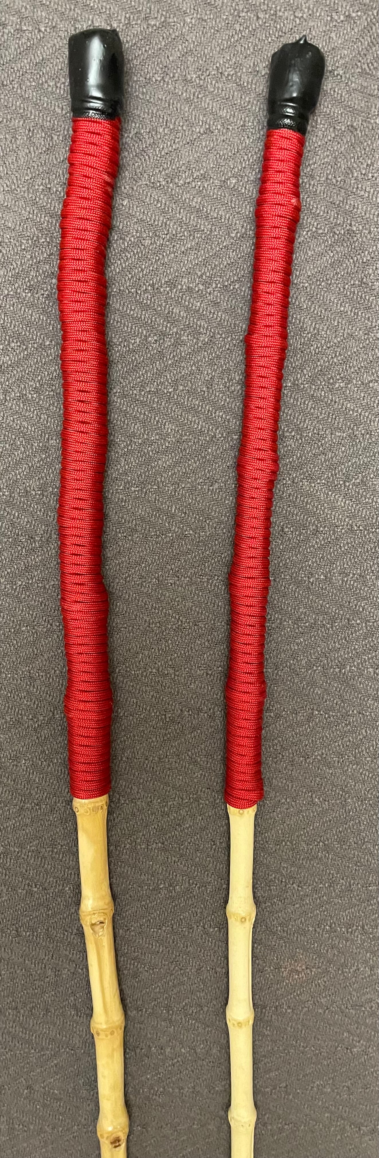 Whangee Punishment Cane (Paracord Handle) - 32 - 35" Length & 9-11mm OR 12-14mm Thickness