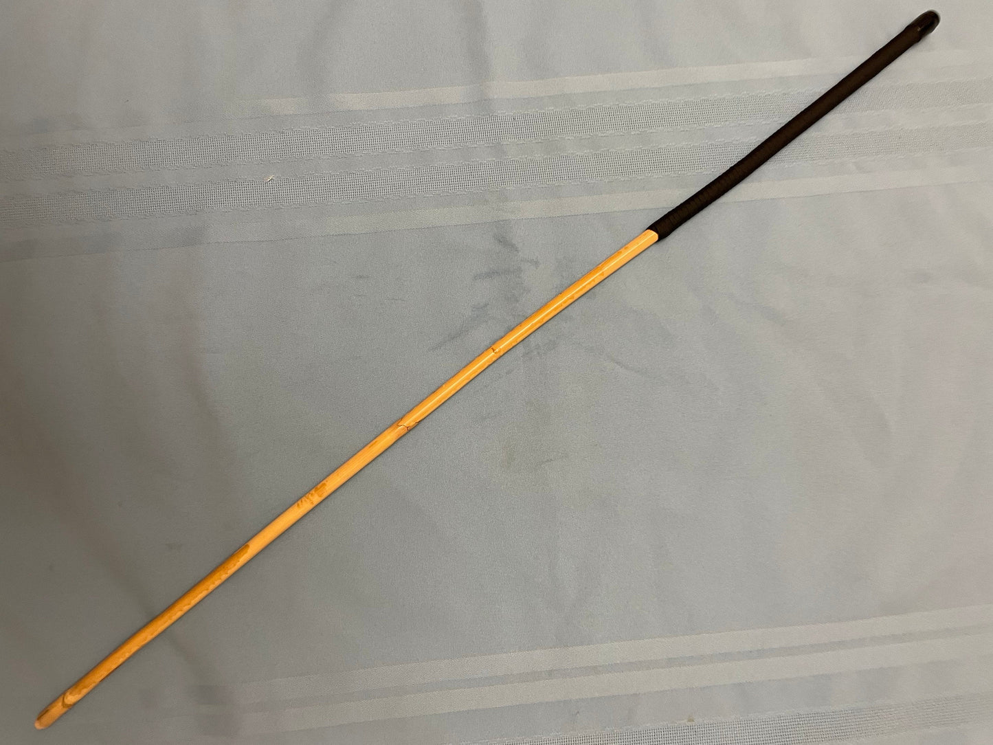 Reformatory Senior Kooboo Rattan School Punishment Cane with Black Paracord Handles - 85 to 90 cms Length