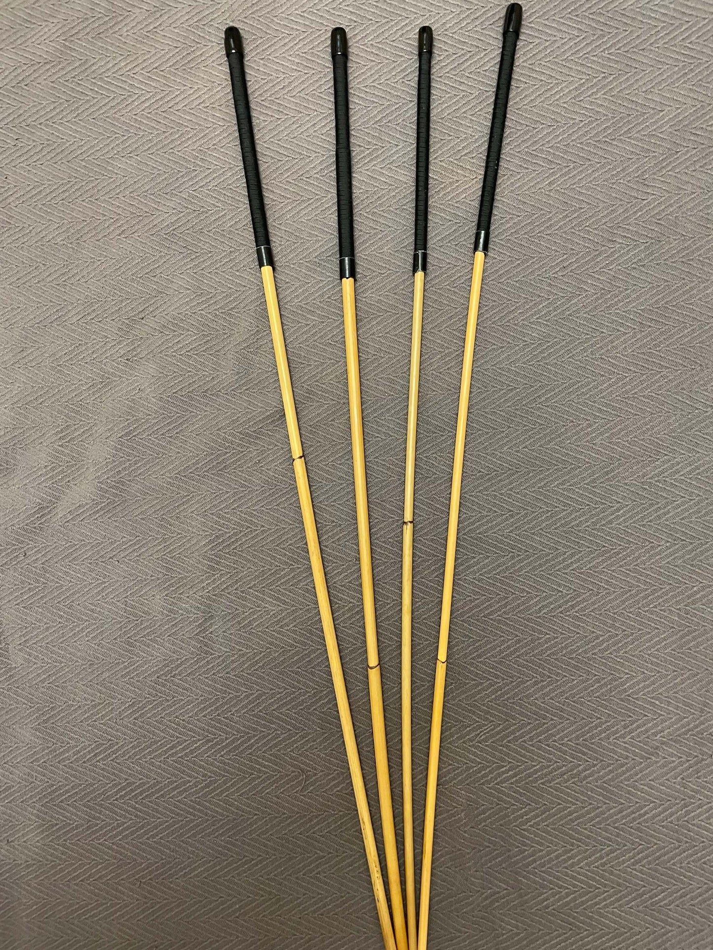 Set of 4 Dragon Canes with Black Paracord Handles