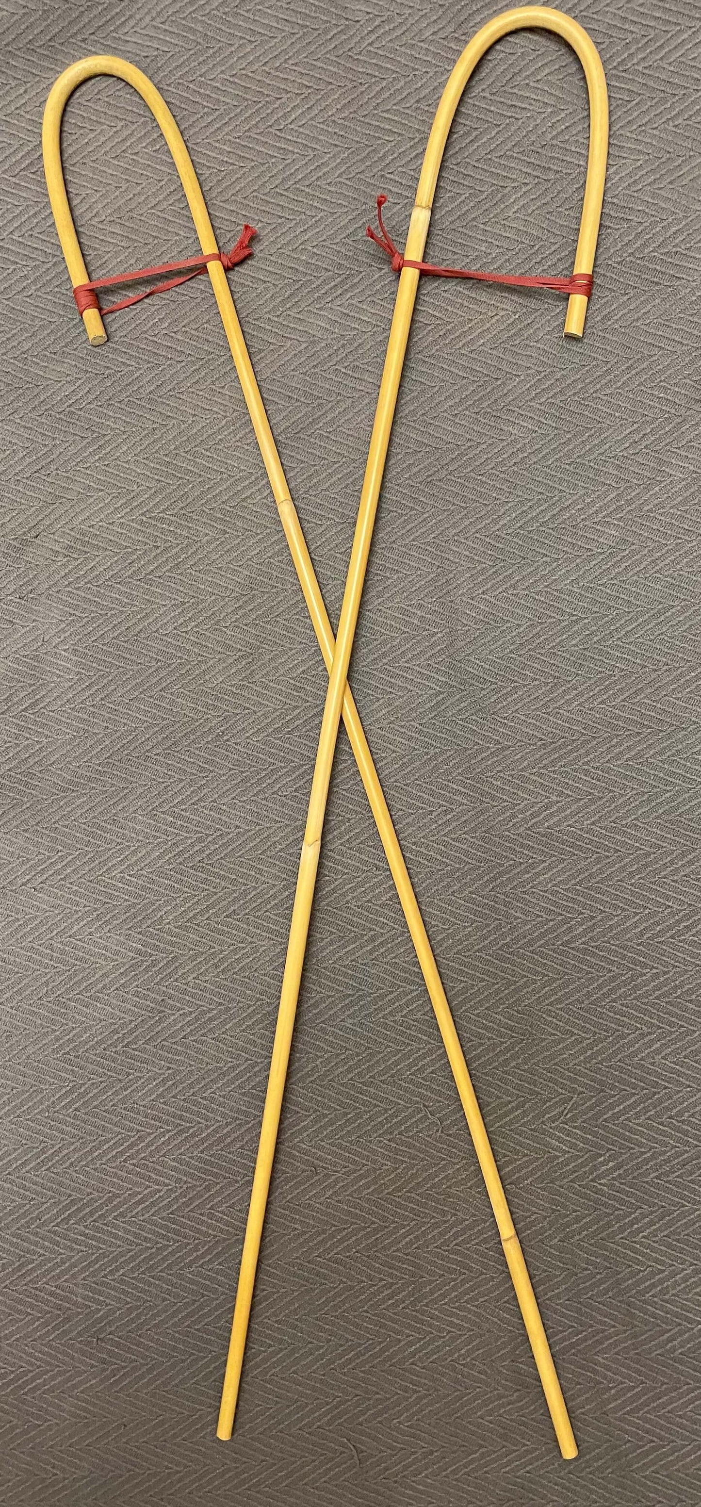 English Schoolmistress Traditional Crook Handle School Canes - Classic Dragon Rattan School Cane / Punishment Cane - 90-95 cms L &  8-8.5/9-9.5/10-10.5/11-11.5 mm D