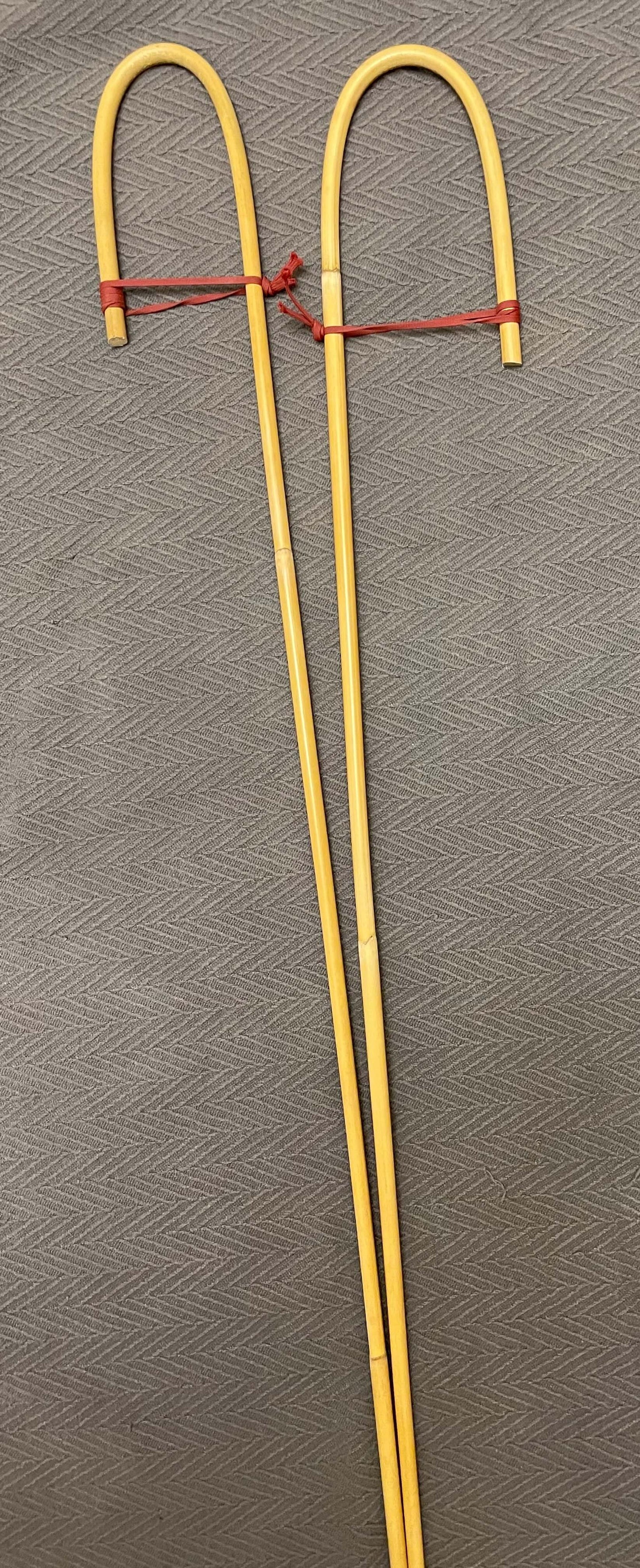 English Schoolmistress Traditional Crook Handle School Canes - Classic Dragon Rattan School Cane / Punishment Cane - 90-95 cms L &  8-8.5/9-9.5/10-10.5/11-11.5 mm D