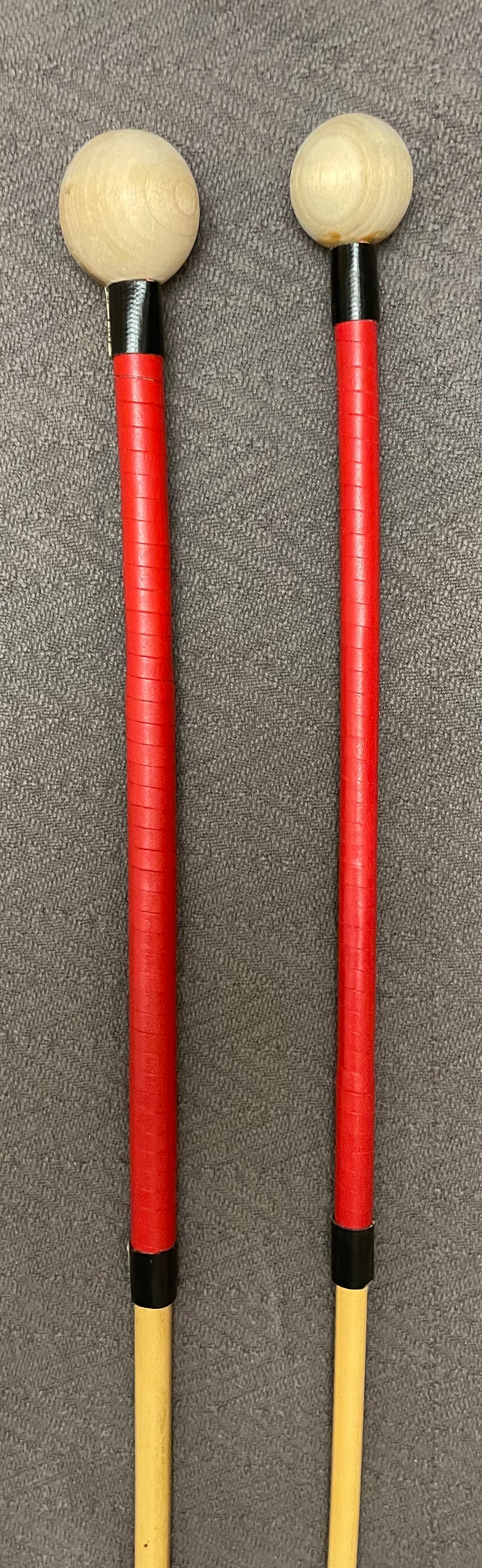 Equestrian Trainer Classic Dragon Rattan Cane Pair with Red Kangaroo Leather Handles - 95 to 105 cms Length