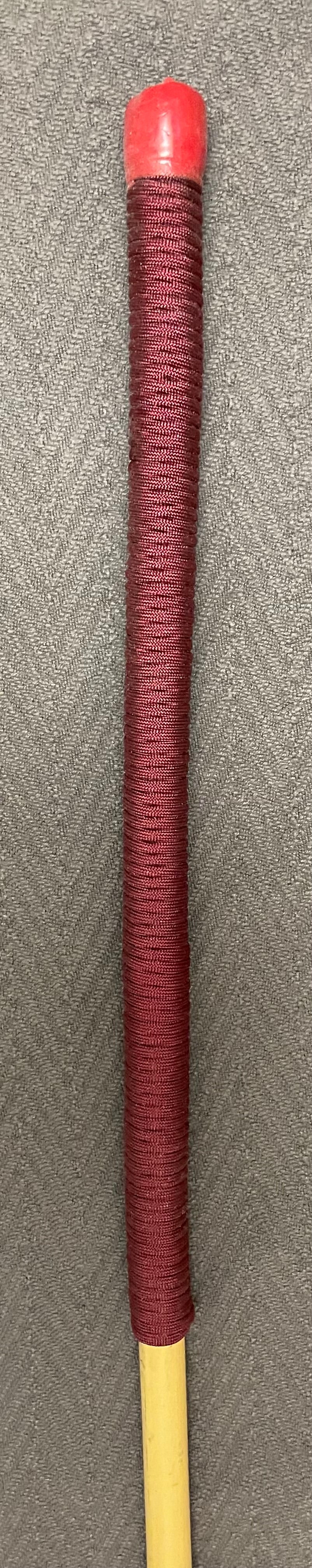 Singapore Prison Cane -  Standard and Extreme Editions - Judicial Rattan Cane (Malacca Rattan) - 1.2m L & 12.5 - 14 or 15-16 mm D - 15” Paracord Handles