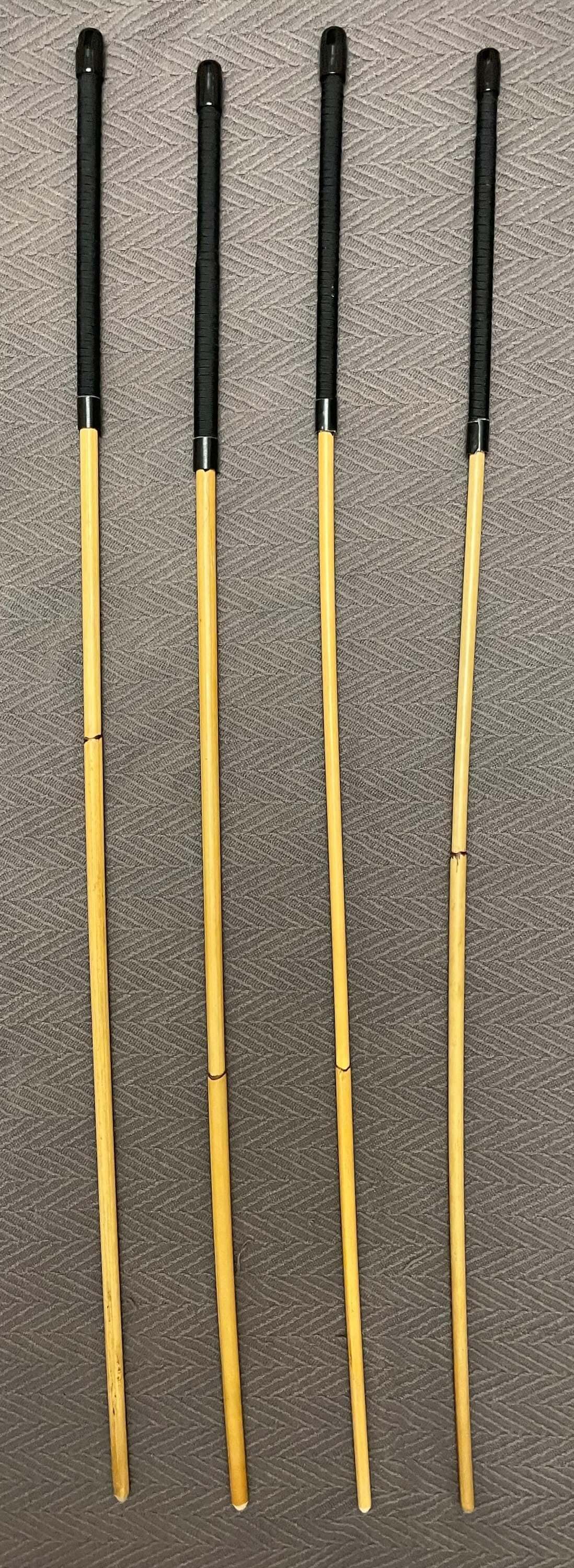 Set of 4 Dragon Canes with Black Paracord Handles